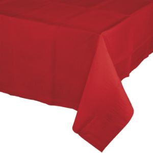 Banquet Table Cover 2/Ply Poly Tissue, Red