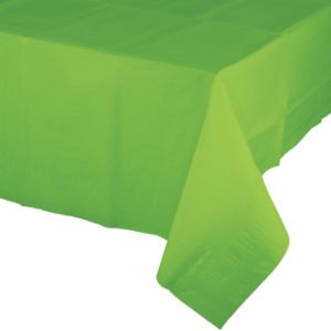 Banquet Table Cover 2/Ply Poly Tissue, Fresh Lime