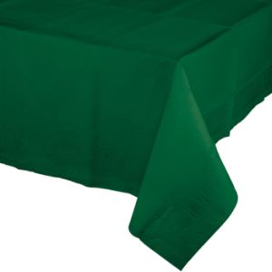 Banquet Table Cover 2/Ply Poly Tissue, Hunter Green