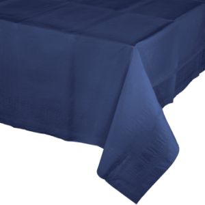 Banquet Table Cover 2/Ply Poly Tissue, Navy Blue