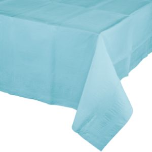 Banquet Table Cover 2/Ply Poly Tissue, Pastel Blue