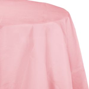 Round Table Cover 2/Ply Poly Tissue, Pink