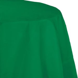 Round Table Cover 2/Ply Poly Tissue, Green