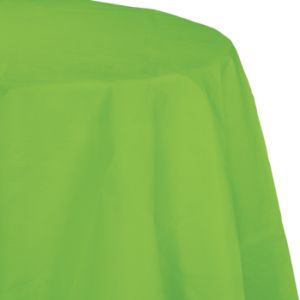 Round Table Cover 2/Ply Poly Tissue, Fresh Lime