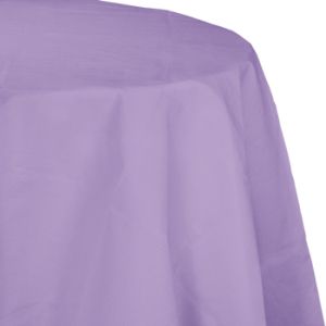 Round Table Cover 2/Ply Poly Tissue, Lavender