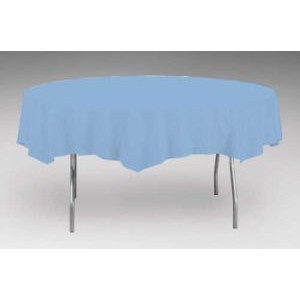 Round Table Cover 2/Ply Poly Tissue, Periwinkle