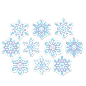 Mini Snowflake 4 1/2-Inch Cutouts