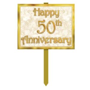 50th Annversary Yard Sign
