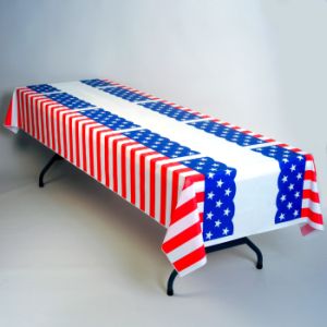 Stars and Stripes Banquet Table Cover 100' Roll