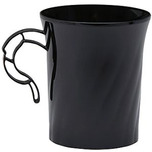 Classicware Coffee Cups, Black