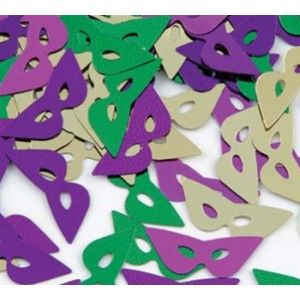 Mardi Gras Masks Confetti