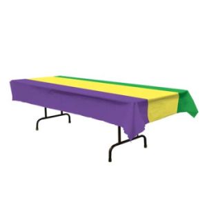 Purple, Yellow & Green Banquet Tablecover