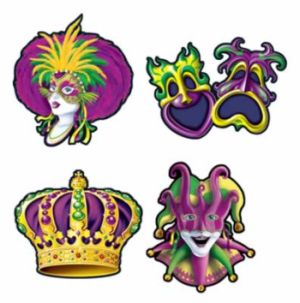 Mardi Gras Cutouts #1