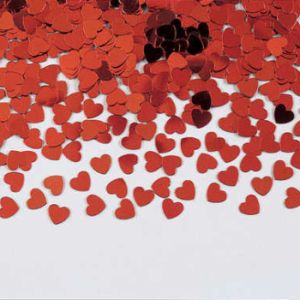 Red Hearts Confetti