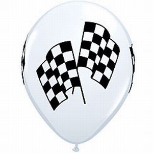 Racing Flags Qualatex Balloons