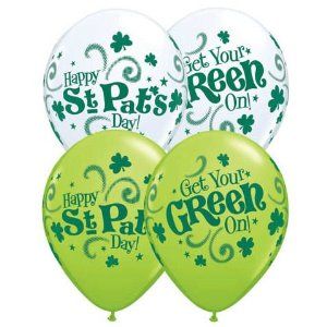 11-inch Qualatex Balloons, Get Your Green On