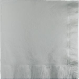 3-Ply Dinner Napkins, Silver