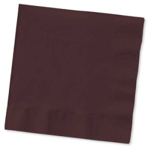 3-Ply Dinner Napkins, Brown