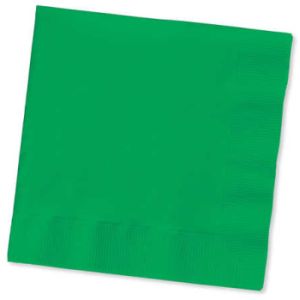 3-Ply Dinner Napkins, Green