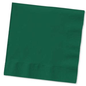 3-Ply Dinner Napkins, Hunter Green