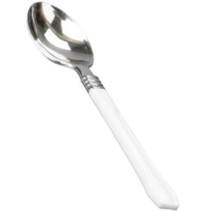 Reflections Duet Elegant Spoons White Handle
