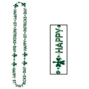 Happy St Patrick's Day Beads of Expression