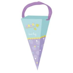 Love Bug Cone Shaped Favor Boxes