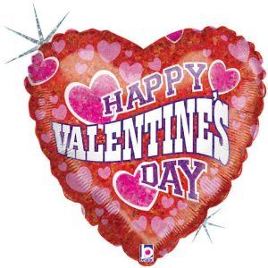 Happy Valentine's Day Wave of Cheer Foil Balloon