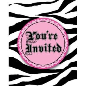 Super Stylish Invitations w/Attachment