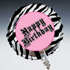 Super Stylish Happy Birthday Foil Balloon