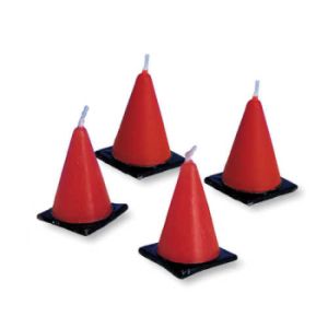 Under Construction Molded Candle Set