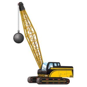 Jointed Crane w/Wrecking Ball