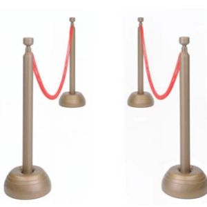 Red Rope Stanchion Set