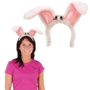 Plush Bunny Ear Headband