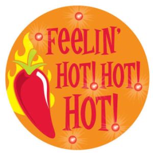 Feelin Hot Flashing Button