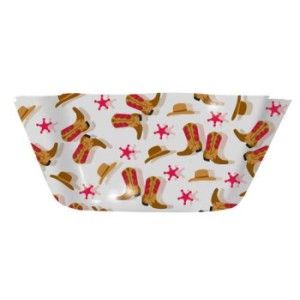 Western 10-inch Bowl Clear Fluted Bowl