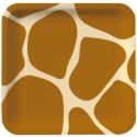 Animal Print Giraffe 7-inch Plates