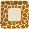 Animal Print Giraffe 9-inch Plates