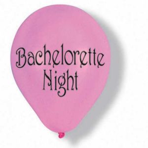 Bacheloreete Night Latex Balloons
