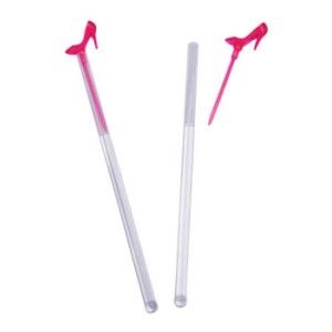 Pink Heel Stirrer & Pick