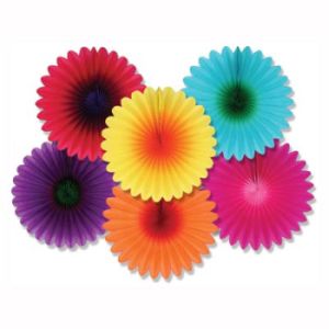 Mini 6-Inch Tissue Flowers