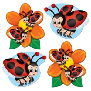 Mini Ladybug 4.5-Inch Cutouts