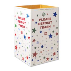Corrugated Party Trash Bin