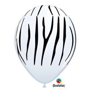 Zebra Stripes Qualatex Balloons