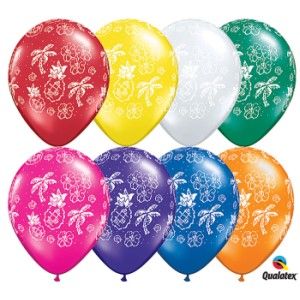 Tropical Fun Jewels Qualatex Balloons