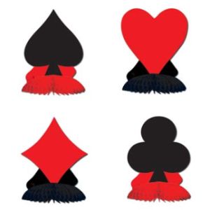 Card Suit Mini Centerpiece Set