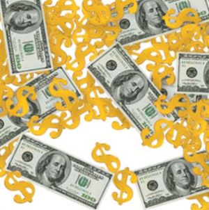 Big Bucks Print Confetti