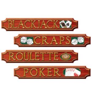 Casino Night Cutouts