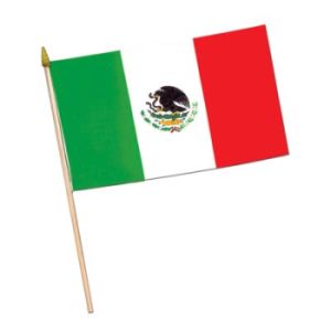 Mexican Flag, Rayon Fiber