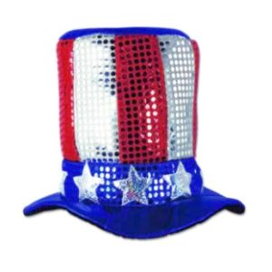 Glitz N Gleam Uncle Sam Top Hat
